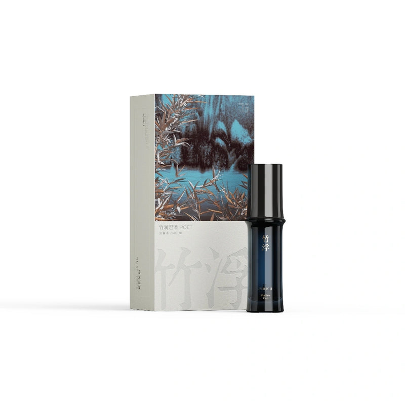 Poet Zhufu – parfum de niche vétiver épicé, flacon